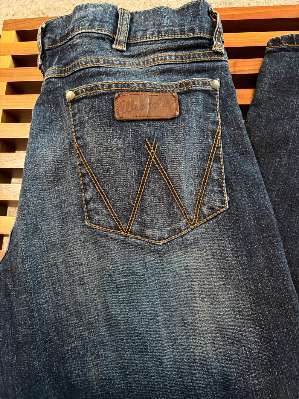 Men’s Wrangler Retro Slim Straight Jeans 36/34